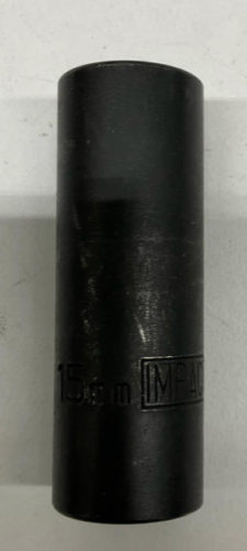 Armstrong 46-715 15mm Long 6-Point Impact Socket 3/8" Drive - 0