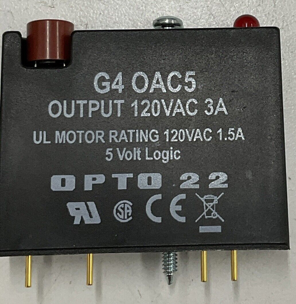 OPTO 22 G4-OAC5 Output 120VAC, 3A Logic Module (CL264) - 0