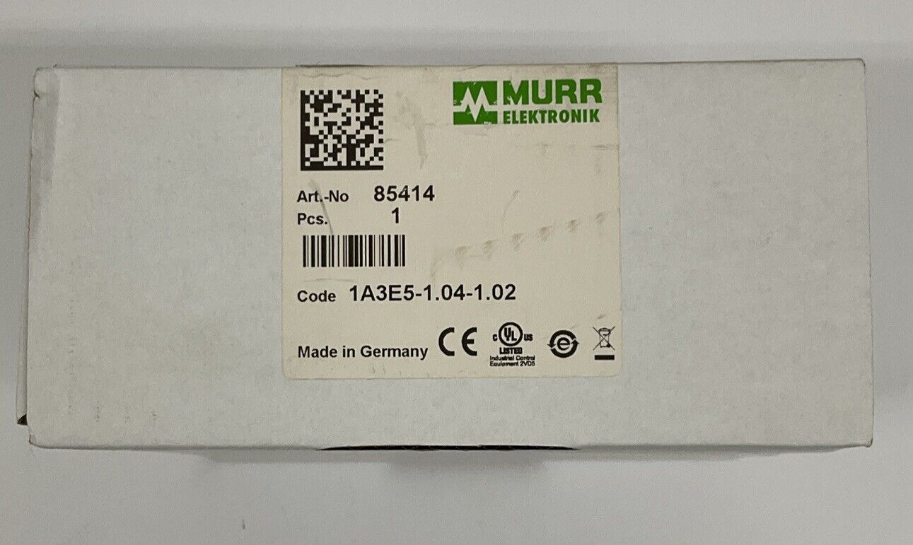 Murr Elektronik 85414 Emparro ACCUcontrol UPS-Module 1A3E5-1.04-1.02 (OV126)