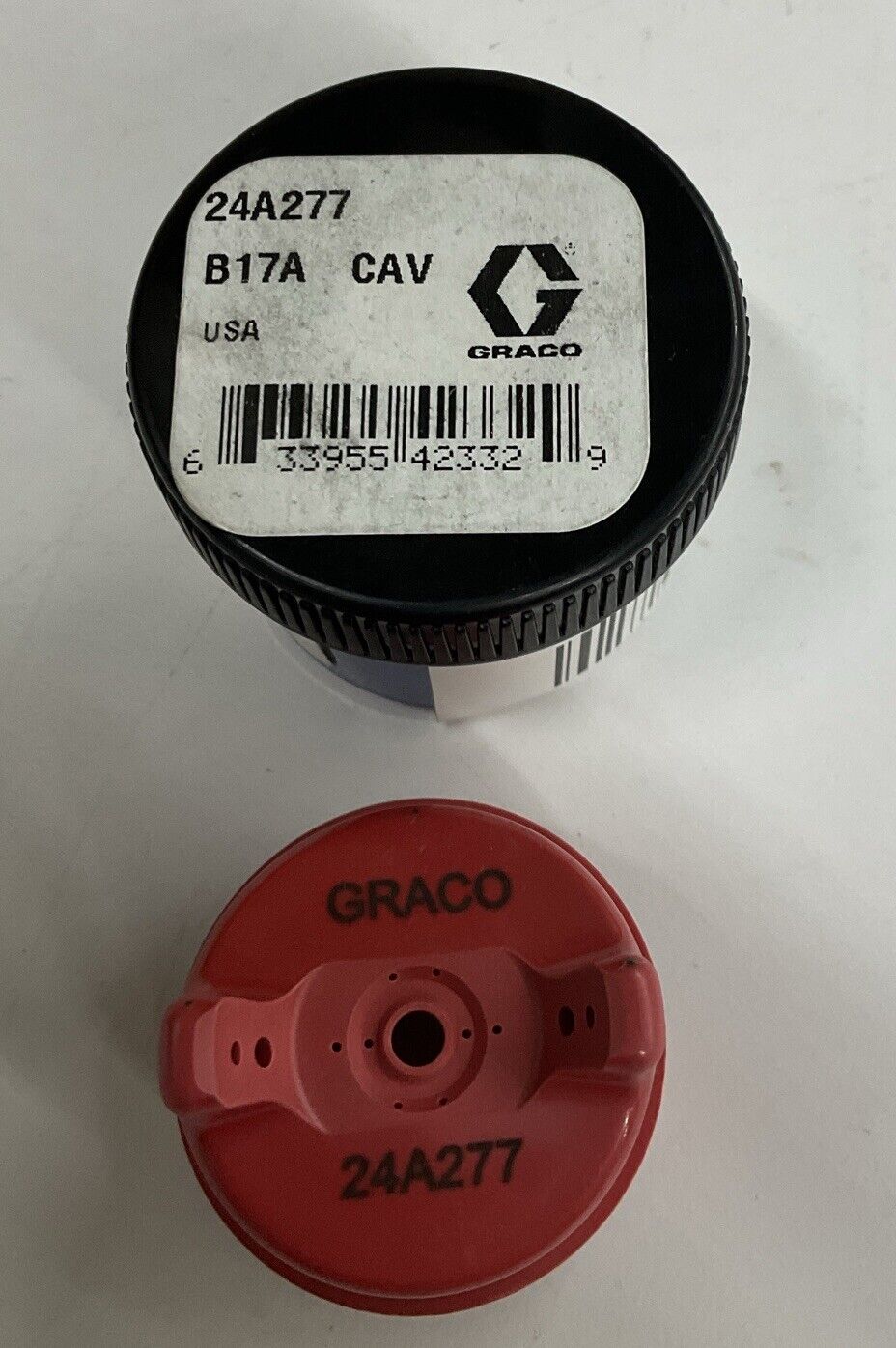 Graco 24A277 Red Air Cap (YE122) - 0