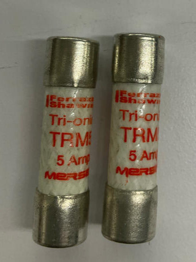 Ferraz Shawmut TRM5 Lot of 2 Time Delay Fuses 250VAC