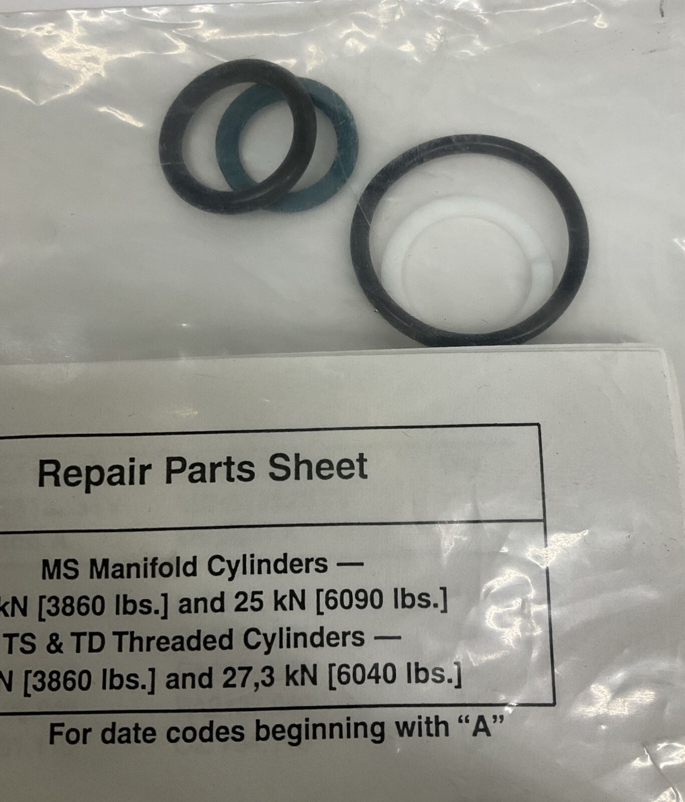 Enerpac MS18K Service Repair Kit for MS, TS & TD "A" Cylinders (BK101)