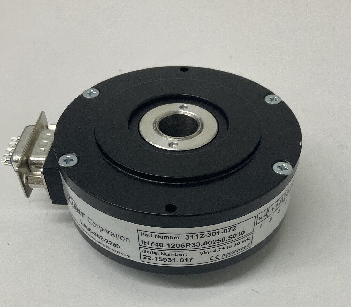 JBT 3112-301-072 New Incremental Encoder 4.75-30VDC (YE265) - 0