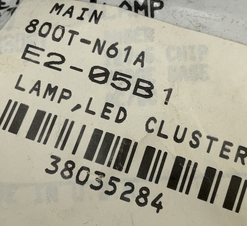 Allen Bradley 800T-N61A Amber LED Cluster Lamp (CL225)