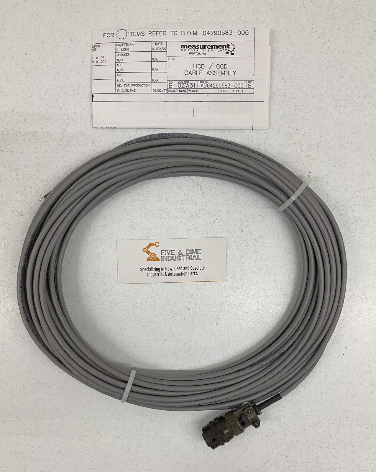 Measurement Specialties 04290583-000 Sensor Cables  (CL270)
