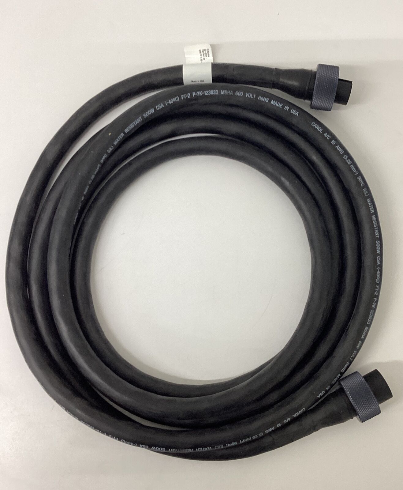 Turck GYM-GKM-40-4M/5600 / U2-07083 Power Cable 4-Meters (CBL162)