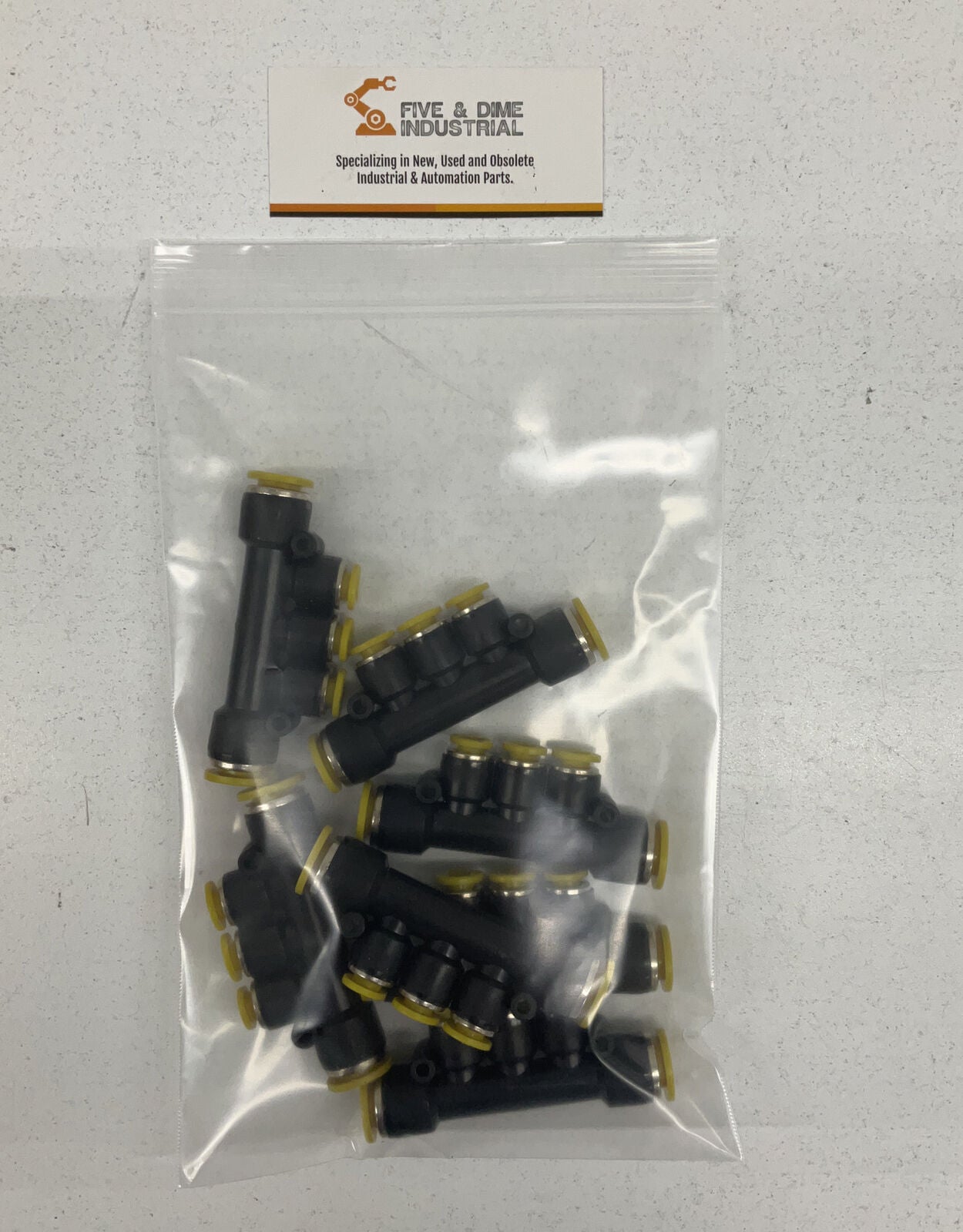 Clippard PQ-MU 1208 Push-Quick Lot of 7 Female Connector (BL221)