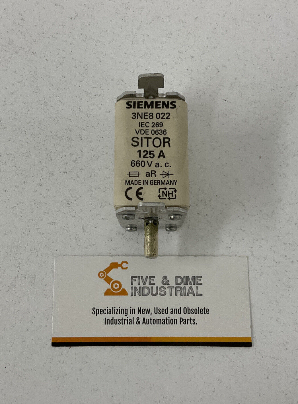 Siemens 3NE8-022 SITOR 125A Fuse 660 VAC (CL256)