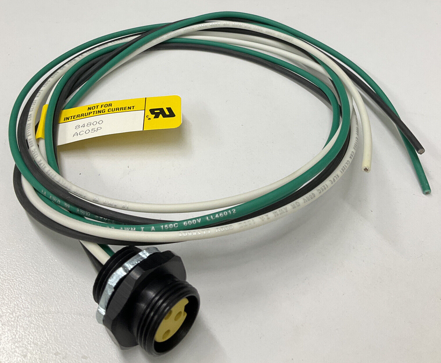 TPC Wire & Cable 84800 3-wire Female Receptacle (CL262)