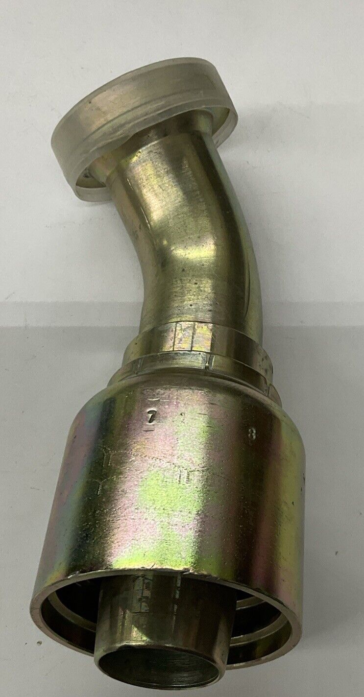 Parker 16F78-24-24 Hydraulic 45 Degree Elbow Fitting Hose x Flang Head (BL278)