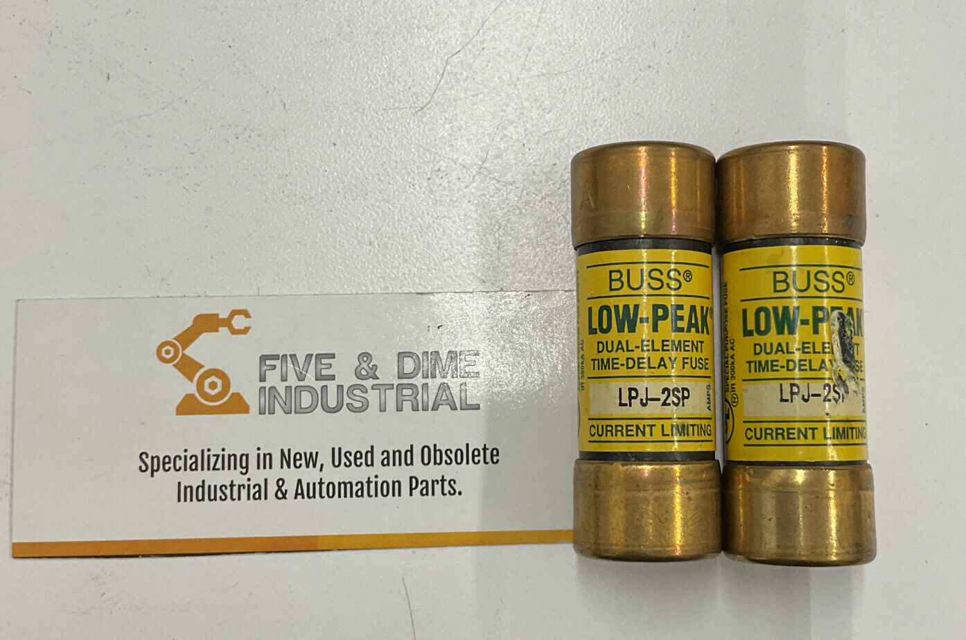 Bussmann Buss LPJ-2SP Lot of (2) 2A Fuses (RE102)