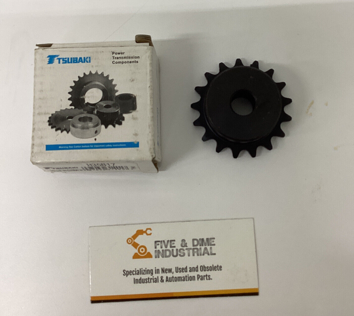 Tsubaki H35B17 Bore to Size Sprocket  1/2'' Bore  17 teeth (YE178)