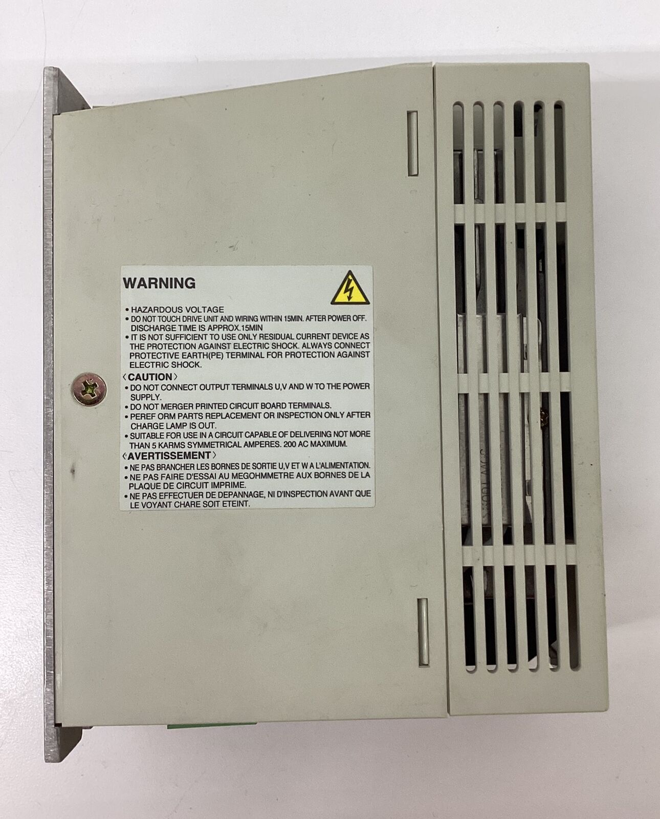 Mitsubishi MR-J2-40A1 400W, 1PH 100-120V AC Servo Drive (SH107)