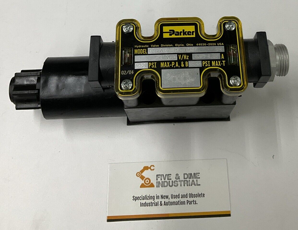 Parker D1VW020BVJCM56 Hydraulic Valve 24 VDC, 1500/5000 PSI (SH115)