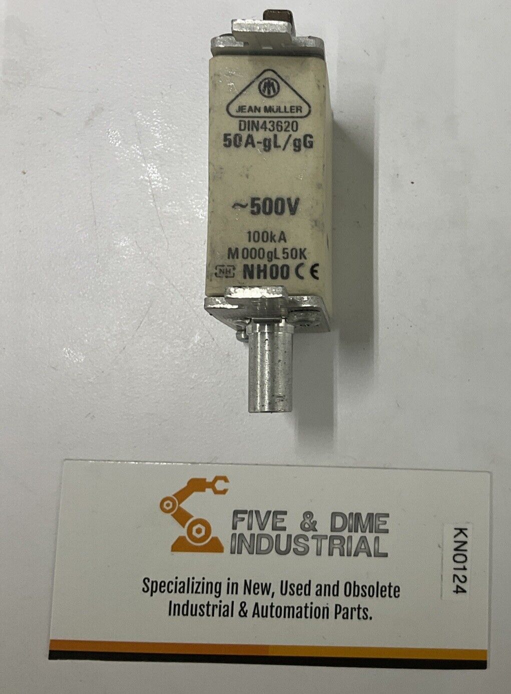 Jean Muller 50A-gL/gG DIN43620 500VAC 50 Amp Fuse (RE211)