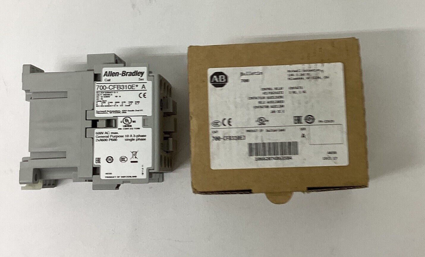 Allen Bradley 700-CFB310EJ Control Contactor Relay 24VDC NEW (CL171) - 0