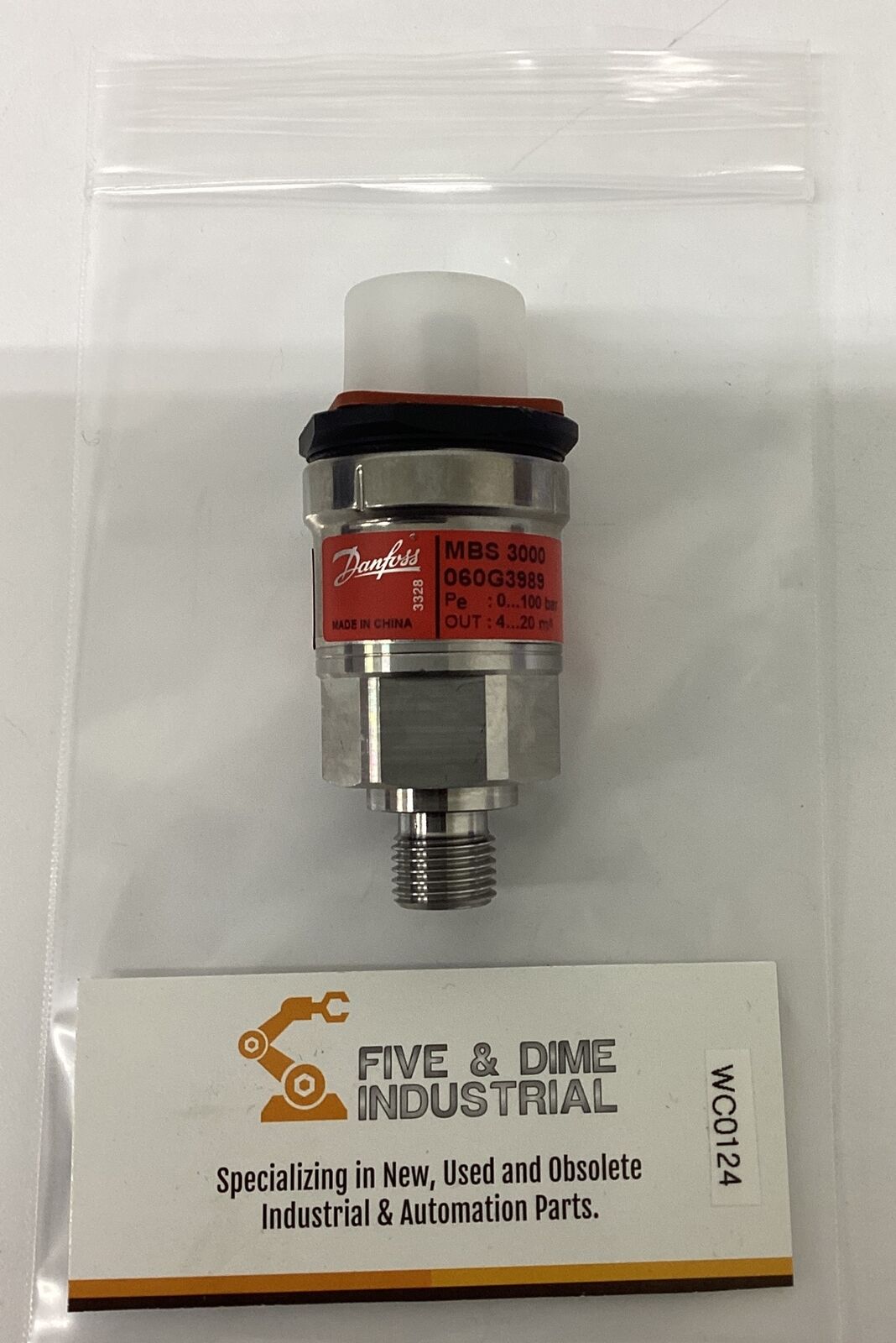 Eaton Danfuss MBS-3000-060G3989 Pressure Transmitter 0-100 Bar (GR140)