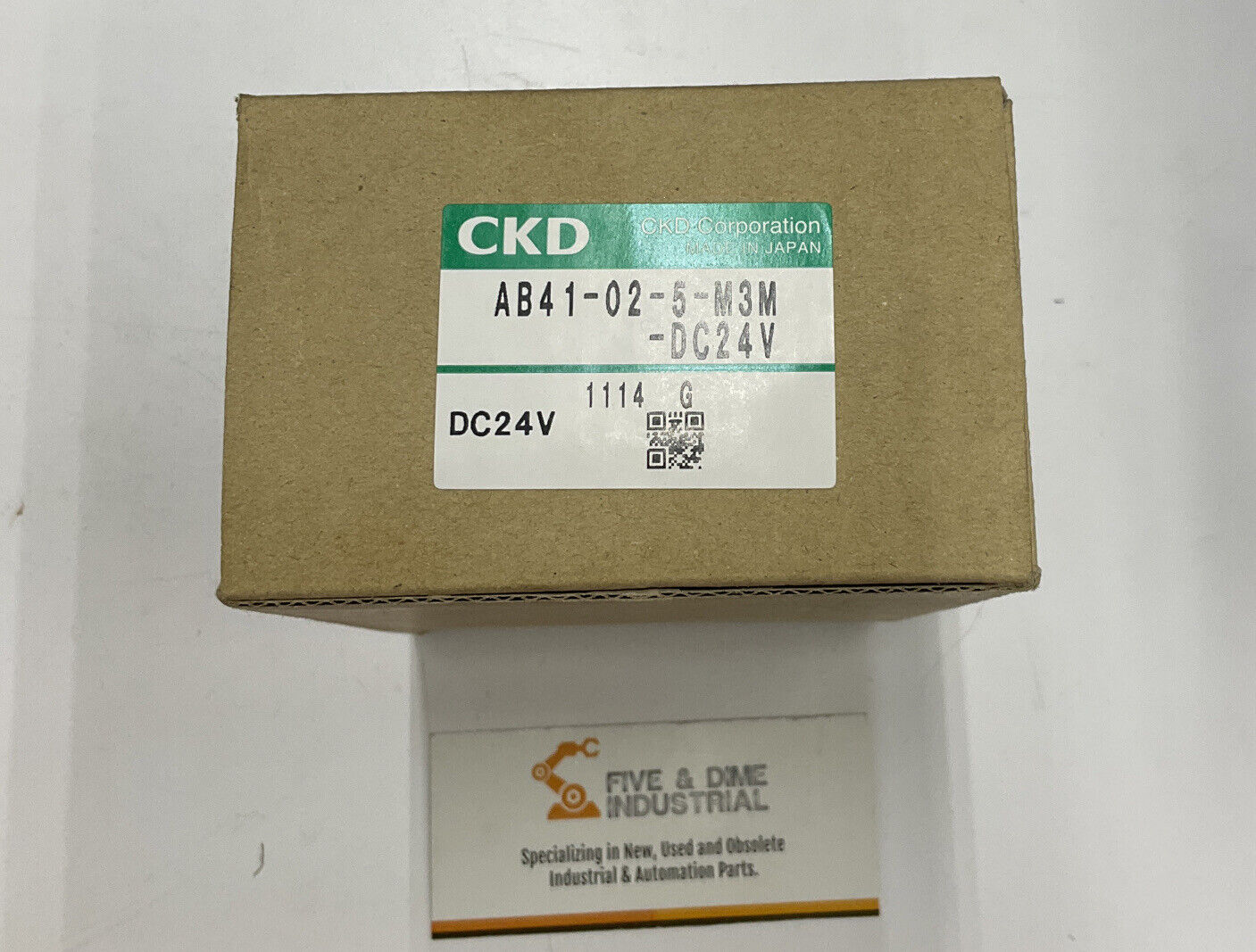 CKD AB41-02-5-M3M-DC24V Solenoid Valve (CL346)