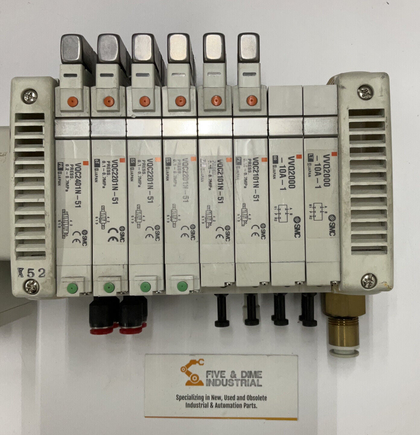 SMC EX250-SDN1-X122 DeviceNet w/ (3) IE2 Input Modules + 8 Various Valves CL280