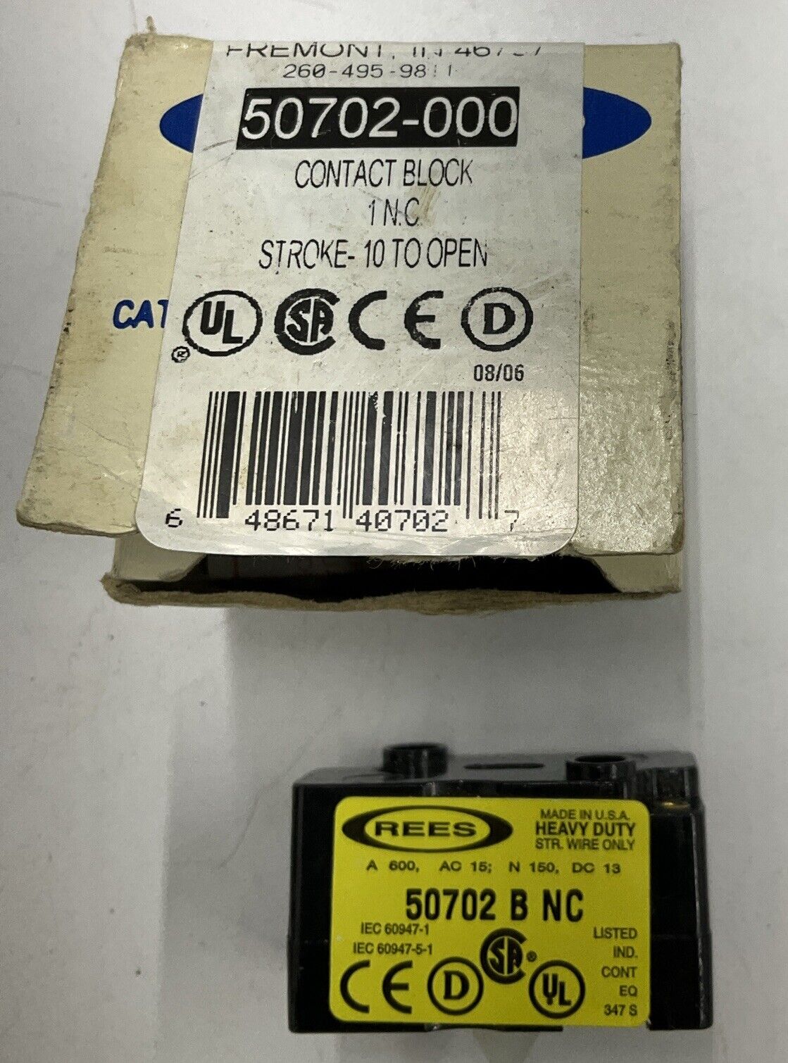 Rees 50702-000  50702 N C Contact Block (CL248) - 0