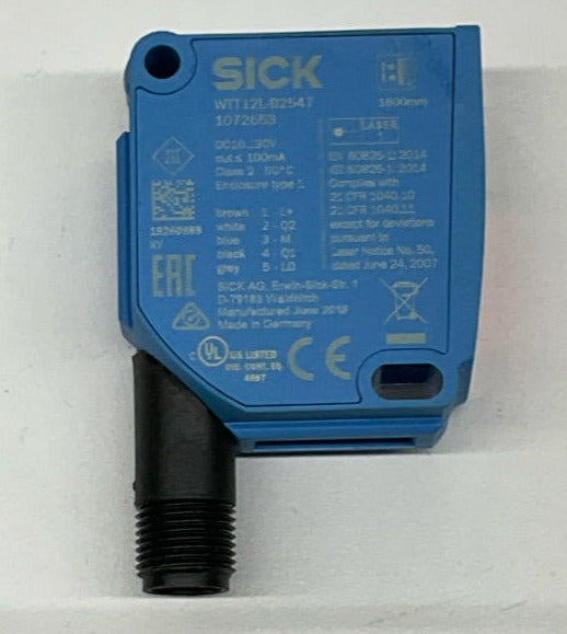 Sick WTT12L-B2547 PowerProx Photoelectric Sensor 1072653 - 0