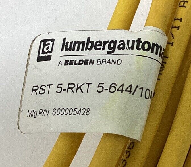 Lumberg Automation RST-5-RKT-5-644/10M 5-Pole 10 meter Cable (CBL149)