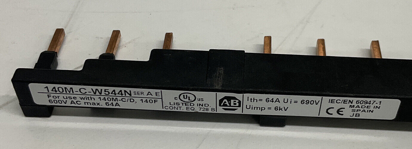 Allen Bradley 140M-C-W544N New Compact Busbar (BL155)