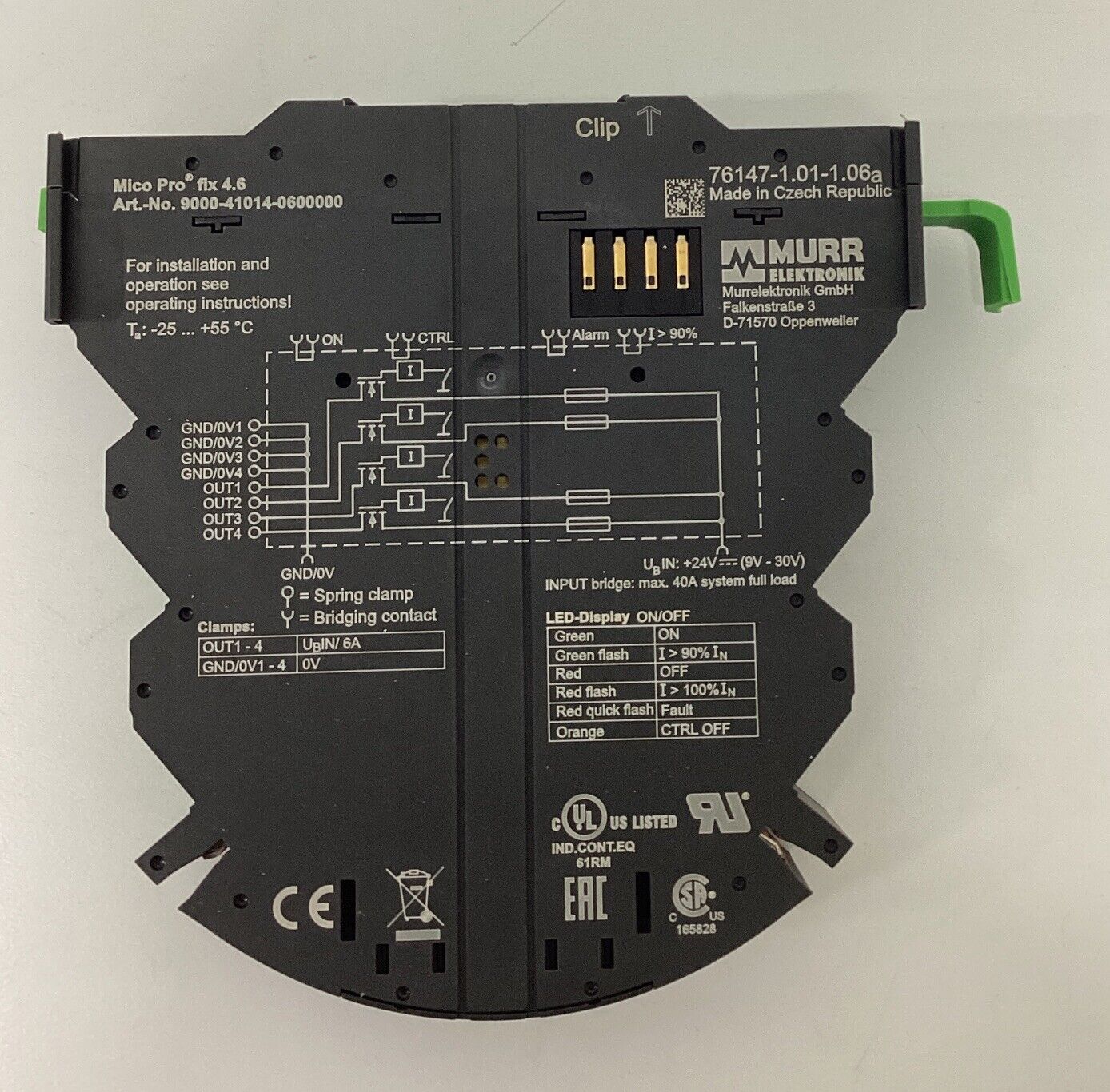 Murr 9000-41014-0600000 Current Distribution Module (CL342) - 0