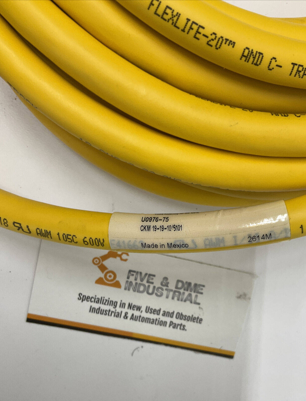 Turck CSM CKM 19-19-10/S101 Multifast Extension Cordset 19-Pin U0976-75 (CBL108)