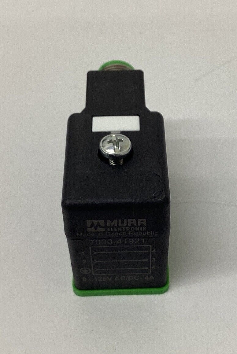 Murr 7000-41921-0000000 M12 Male x MSUD Valve Plug (YE235) - 0