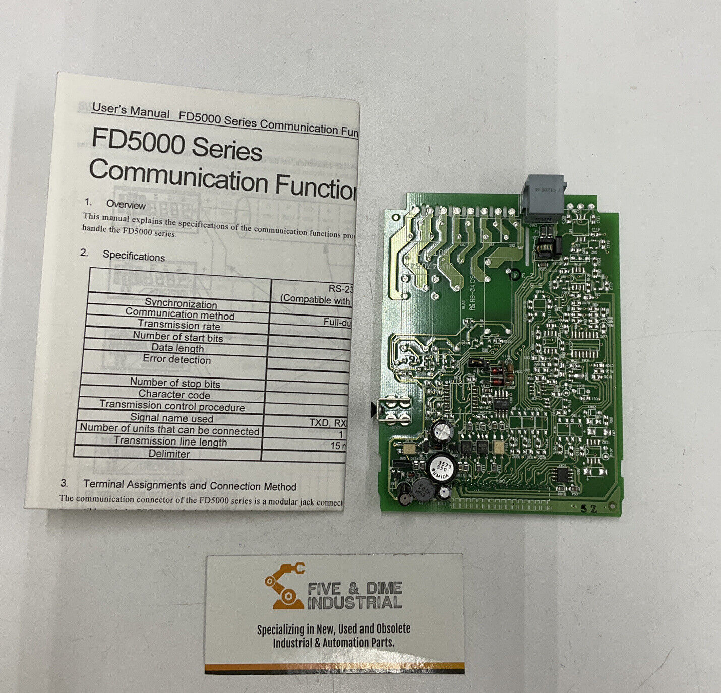 Fuji Electric YFD5004 / W-47054A Digital Meter Output PCB (CL205)