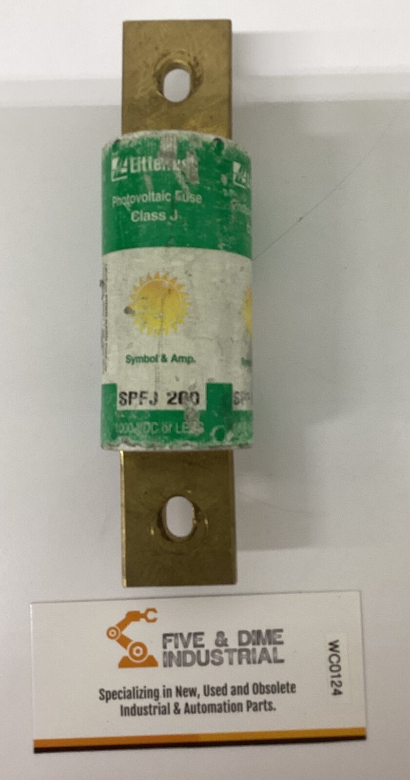 Littelfuse spfj-200 Class J Photovoltaic Fuse 200A 1000 vdc or Less (RE186)