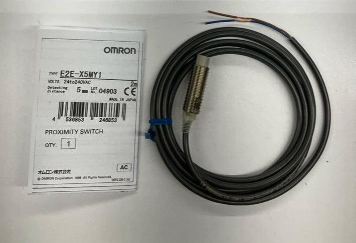 Omron E2E-X5MY1 Proximity Sensor 24-240VAC Sense: 5mm