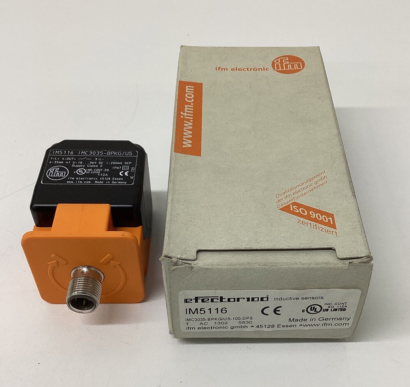 IFM Efector IM5116 35MM Sense Inductive Sensor (CL368)