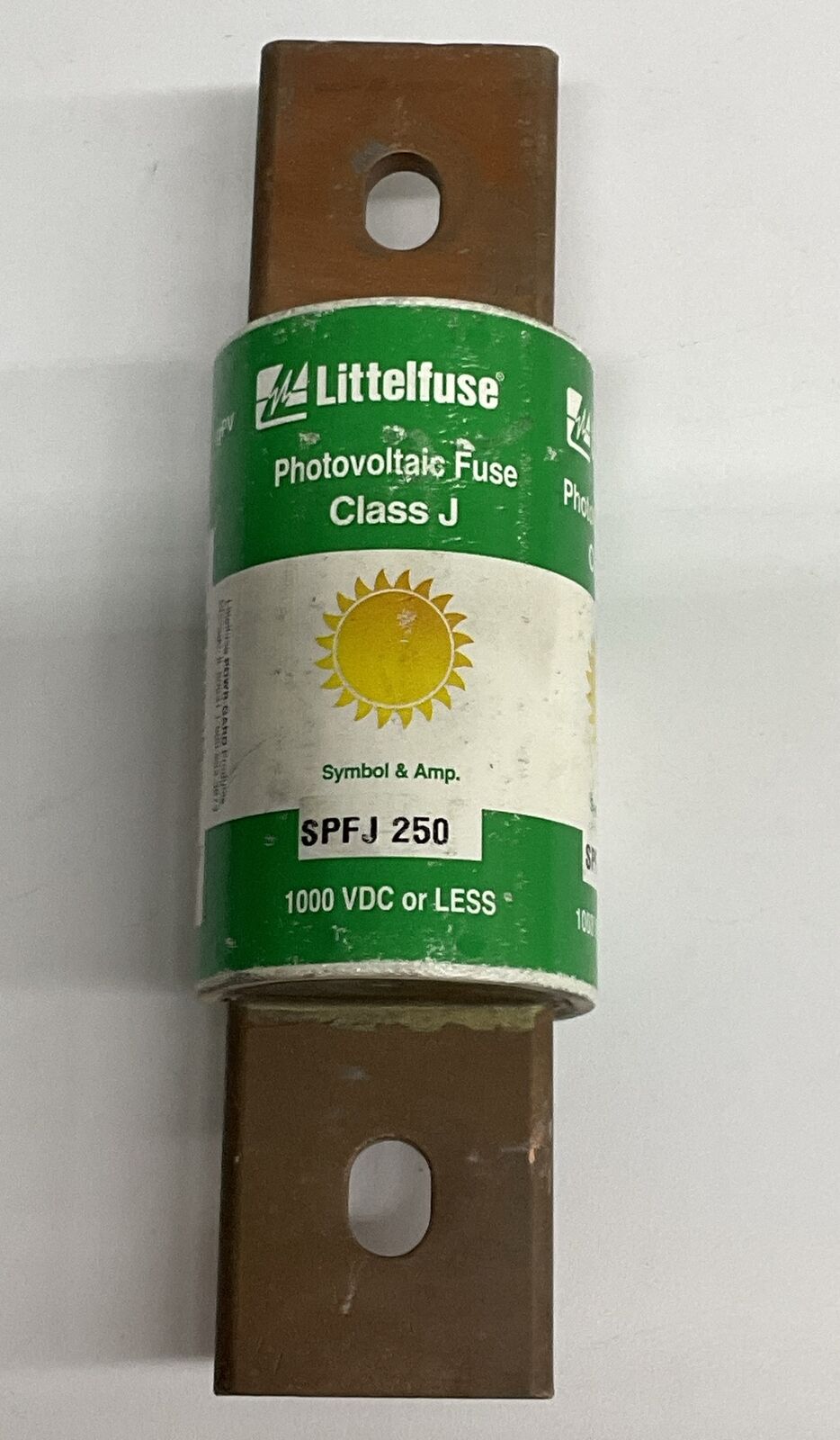 Littelfuse spfj-250 Class J Photovoltaic Fuse 250 Amp 1000 vdc or Less (BK156) - 0