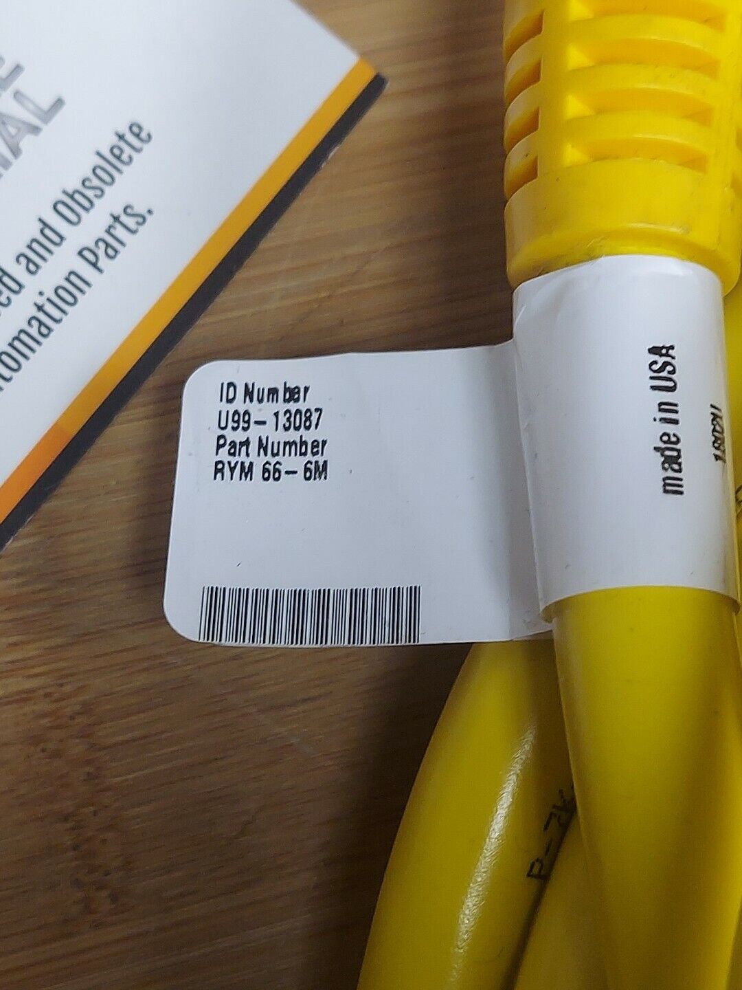 Turck RYM 66-6M 6M MiniFast Cordset U99-13087 (CBL105)