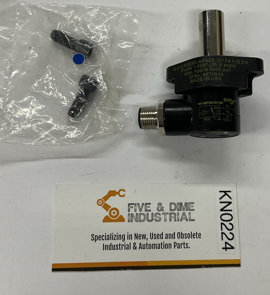 Turck B12-CRS260-AP4X2-H1141 / S34  PNP Sensor 4570890 (BL276)