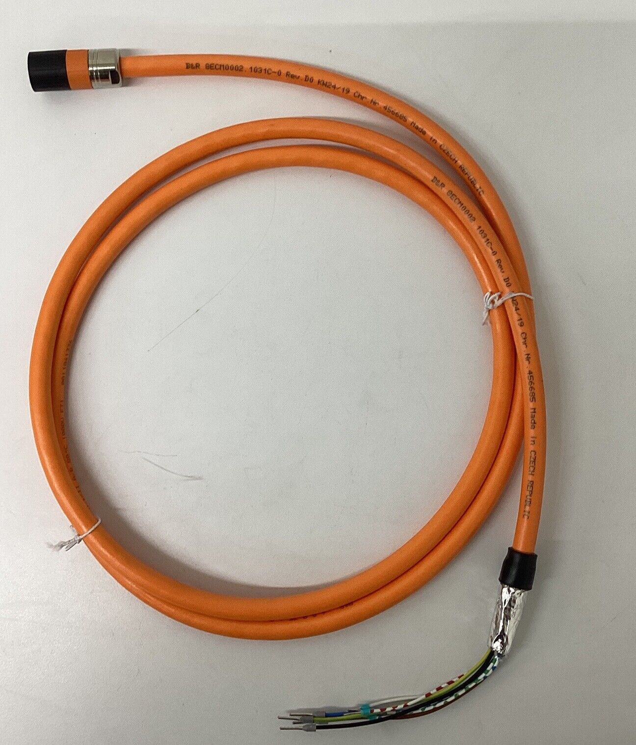 ABB B&R BECM0002.1031C-0 Rev D0  2-Meter 3P Motor Cable (CBL116)