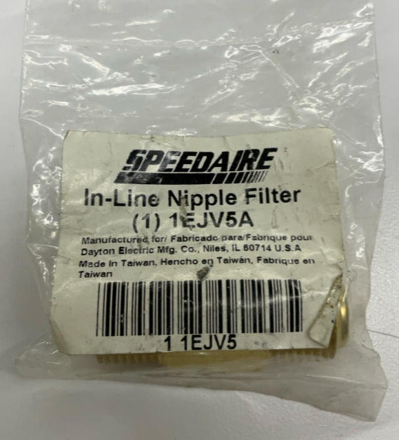 Speedaire 1EJV5A 3/8" NPT In-Line Nipple Filter Fitting