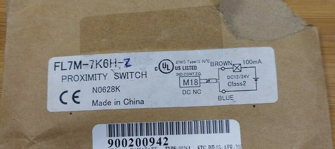 Yamatake FL7M-7K6H-Z Proximity Switch / Sensor 12/24 VDC ~ New FREE S&H  (GR108)