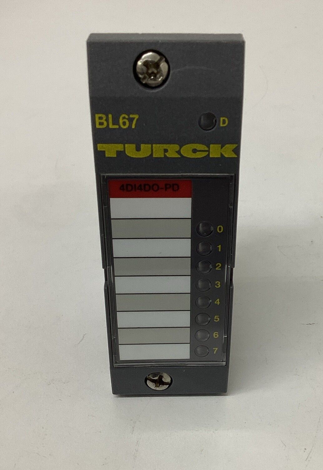 Turck BL67-4DI4DO-PD Input Output Module 6827203 (RE168)