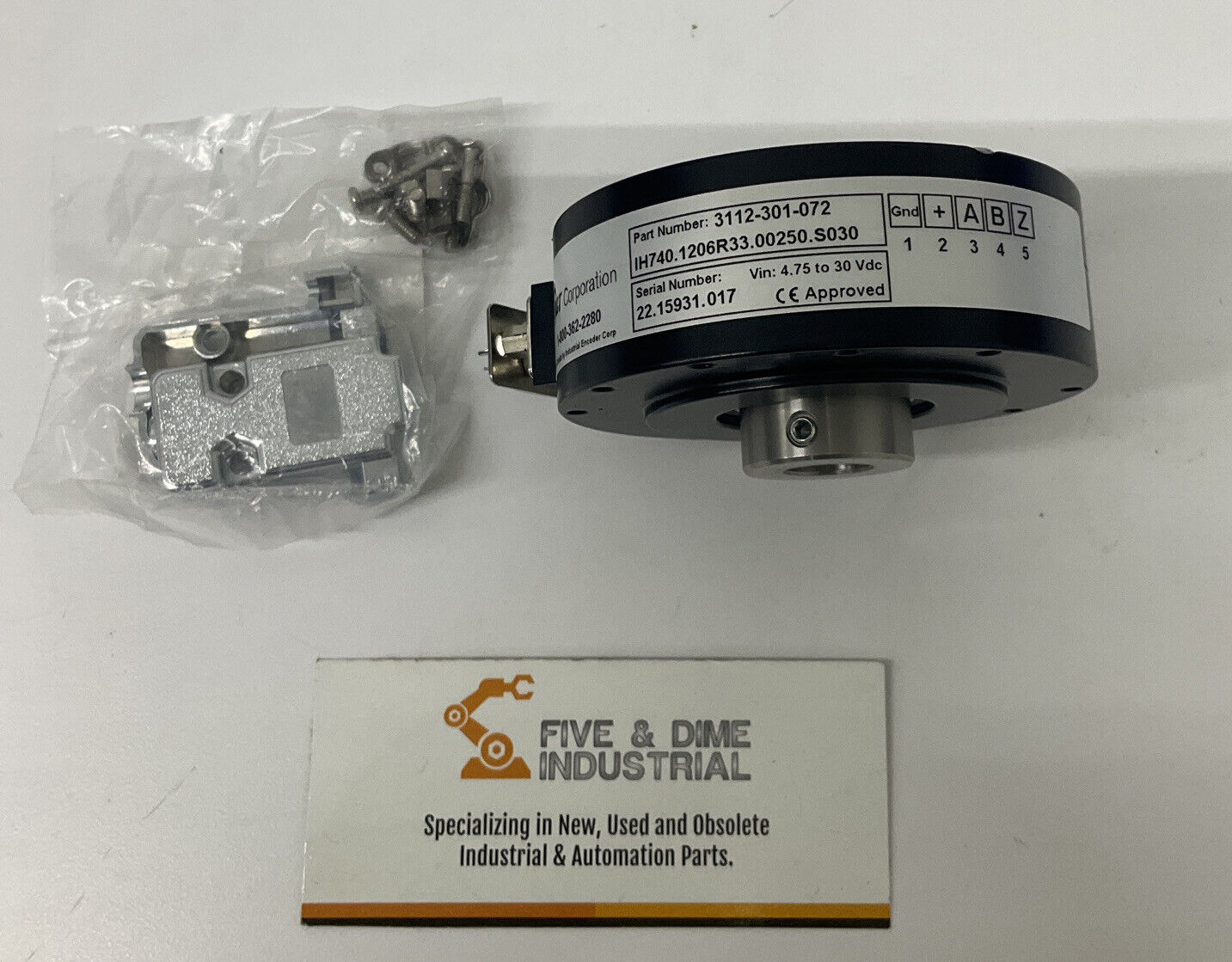 JBT 3112-301-072 New Incremental Encoder 4.75-30VDC (YE265)