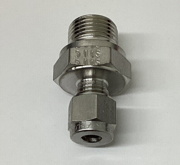 Parker M6MSC3/8R-316 New Stainless 6MM to A-Lock Male Fitting (CL112)