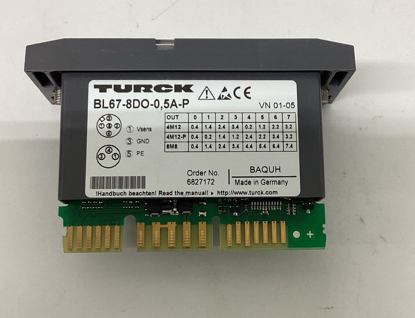 Turck BL67-8DO-0.5A-P  Digital Output Module 68227172 (RE162) - 0