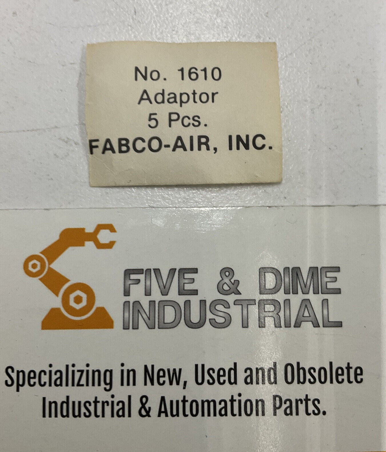 Fabco 5 Pack Air Fittings 1610 Reducer 1/8 Npt to 10/32 (RE119)
