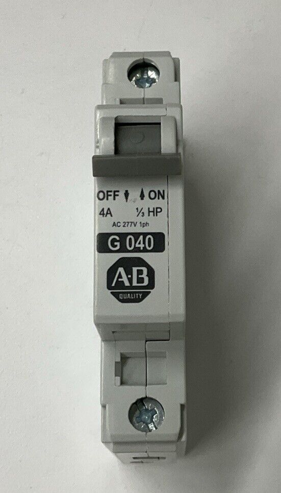 Allen Bradley 1492-cb1-g040 4 Amp Din Mount Circuit Breaker (CL306) - 0