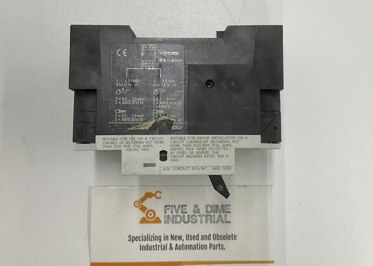 Siemens 3VU1300-1ML00 Circuit Breaker 6-10A (CL273)