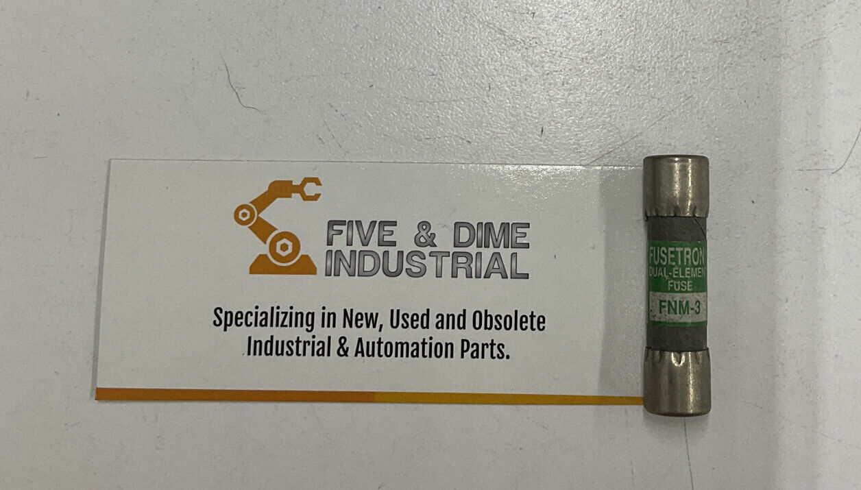 Bussmann / Fusetron FNM-3 Lot of 2 Dual-Element Fuse 3A 250V (YE179)