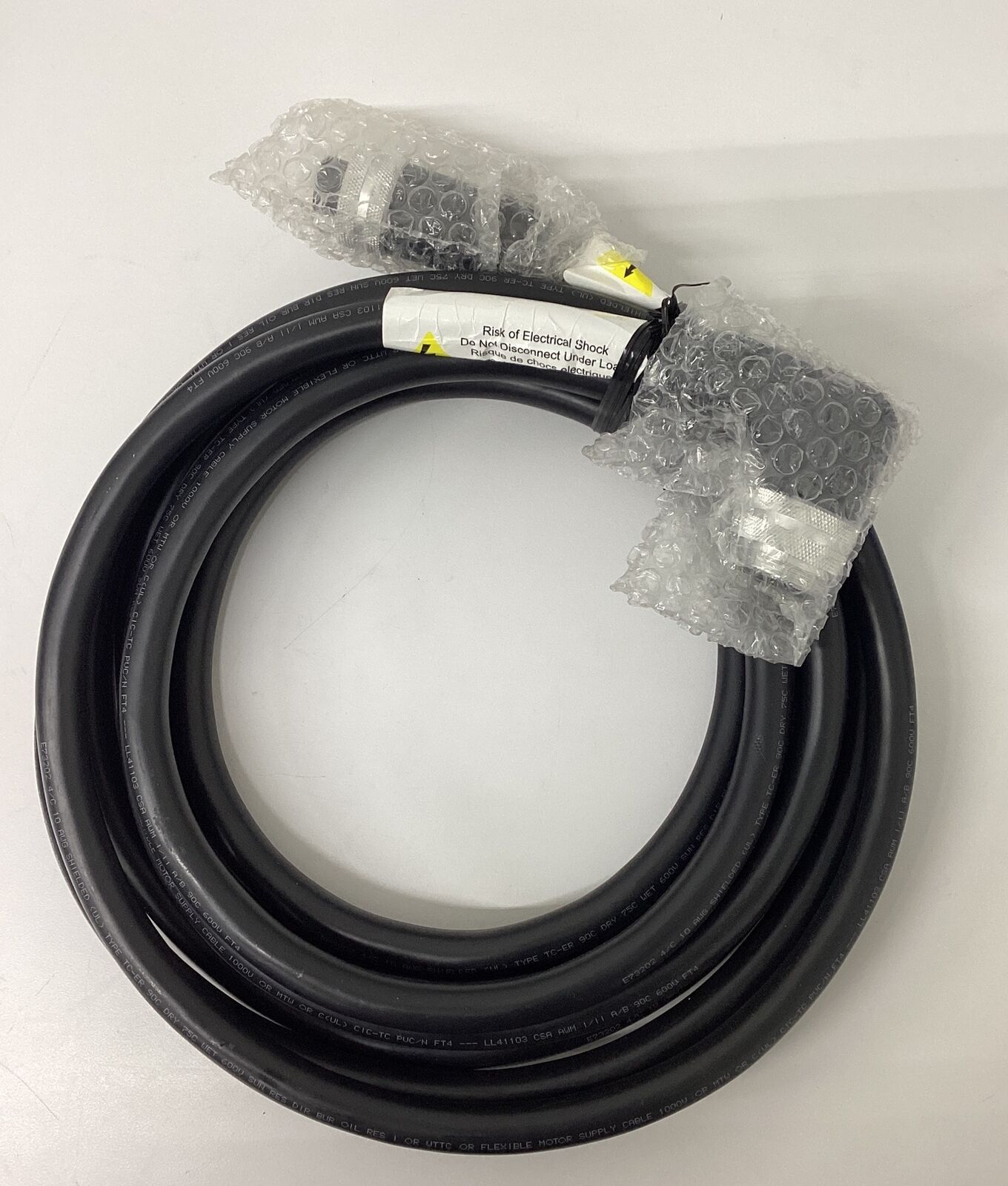 Amphenol P29359-M6  4-Pole 600V  90 Degree to Straight Cable (CBL100)