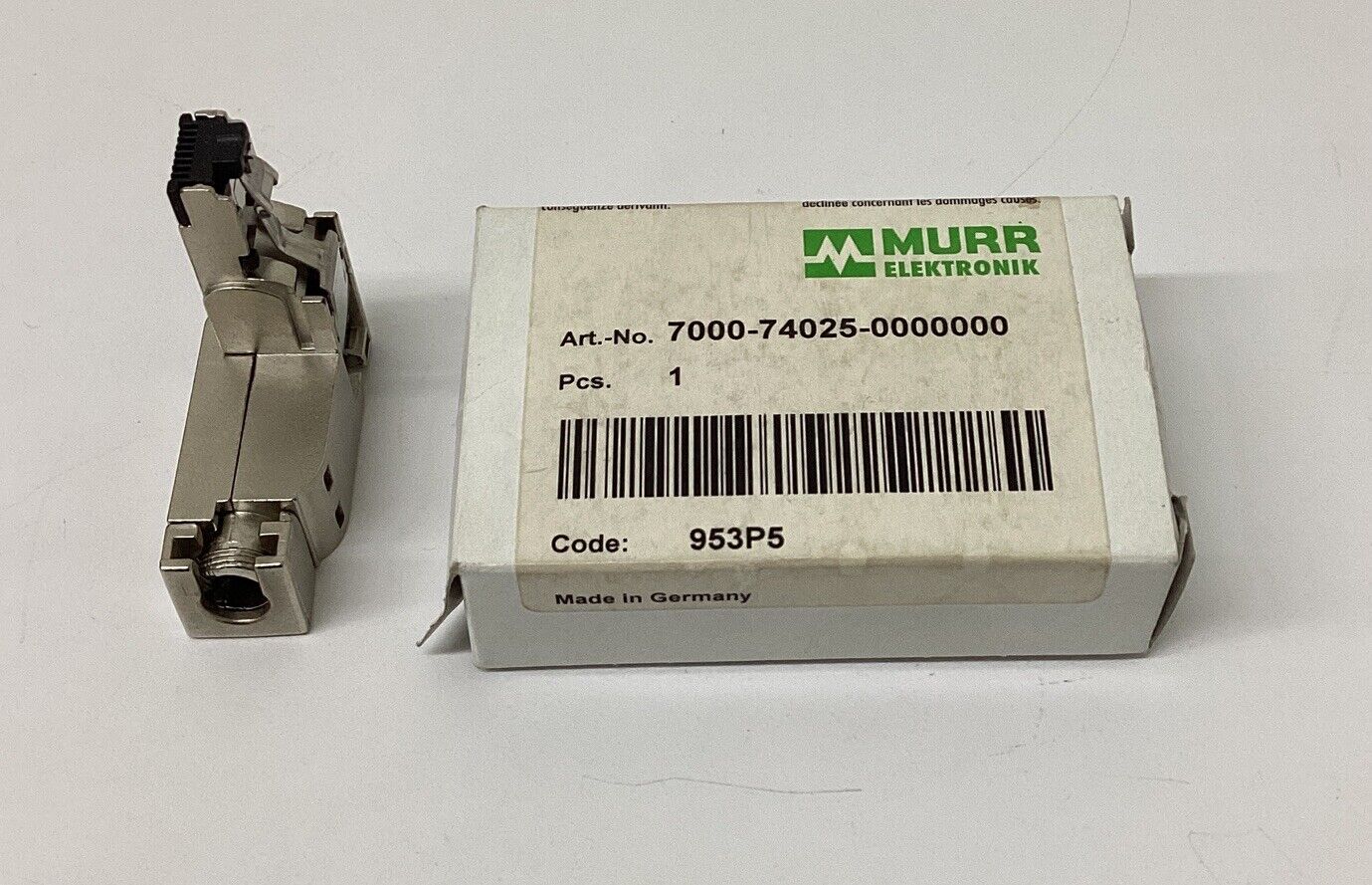 Murr 7000-74025-0000000 RJ45 Male 90 Degree Connector (YE257)